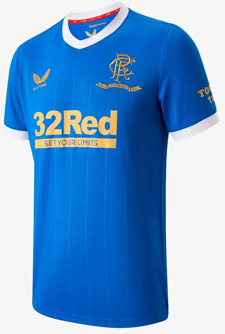 Camisa I Rangers FC 2021 2022 Castore oficial